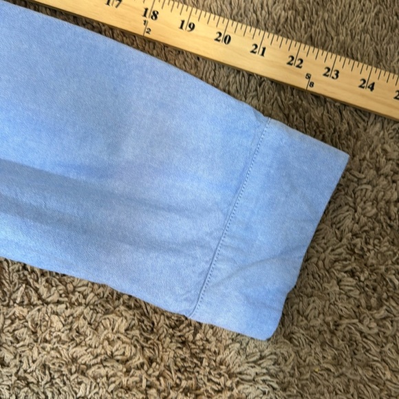 Pomander Place Harris Light Blue Button-Up Shirt Dress size 3X Spring Minimalist - Picture 5 of 10
